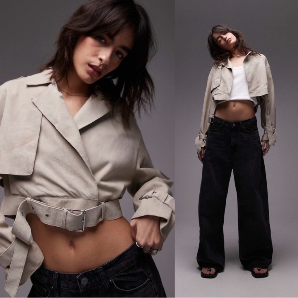 New Allsaints Ophelia suede jacket